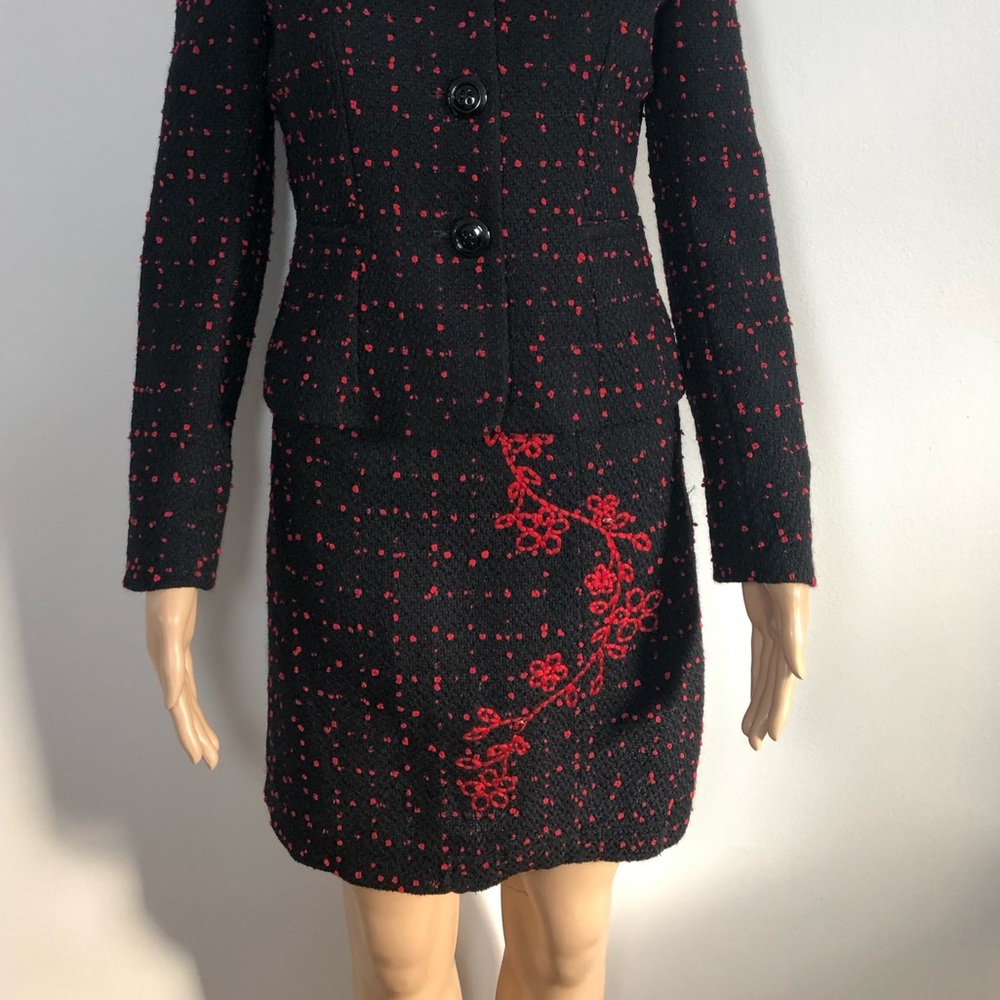 Moschino Cheap & Chic Cashmere Skirt Ladybug Size 4 ASO Fran Fine on the Nanny